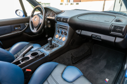 2000 BMW M Roadster in Estoril Blue Metallic over Estoril Blue & Black Nappa