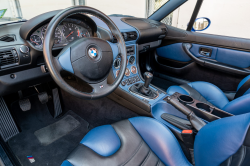 2000 BMW M Roadster in Estoril Blue Metallic over Estoril Blue & Black Nappa