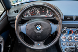 2000 BMW M Roadster in Estoril Blue Metallic over Estoril Blue & Black Nappa