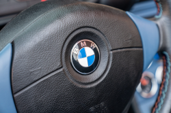 2000 BMW M Roadster in Estoril Blue Metallic over Estoril Blue & Black Nappa