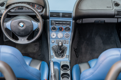 2000 BMW M Roadster in Estoril Blue Metallic over Estoril Blue & Black Nappa