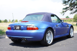 2000 BMW M Roadster in Estoril Blue Metallic over Estoril Blue & Black Nappa