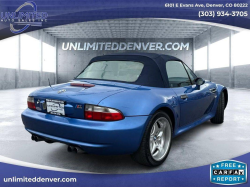 2000 BMW M Roadster in Estoril Blue Metallic over Estoril Blue & Black Nappa