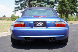 2000 BMW M Roadster in Estoril Blue Metallic over Estoril Blue & Black Nappa