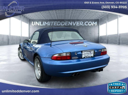 2000 BMW M Roadster in Estoril Blue Metallic over Estoril Blue & Black Nappa