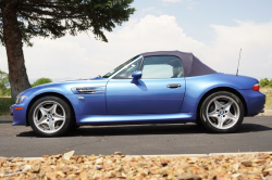 2000 BMW M Roadster in Estoril Blue Metallic over Estoril Blue & Black Nappa
