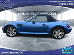 2000 BMW M Roadster in Estoril Blue Metallic over Estoril Blue & Black Nappa