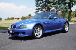 2000 BMW M Roadster in Estoril Blue Metallic over Estoril Blue & Black Nappa