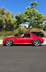 2000 BMW M Roadster in Imola Red 2 over Black Nappa