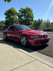 2000 BMW M Roadster in Imola Red 2 over Black Nappa