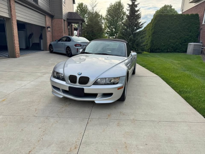 2000 BMW M Roadster in Titanium Silver Metallic over Black Nappa