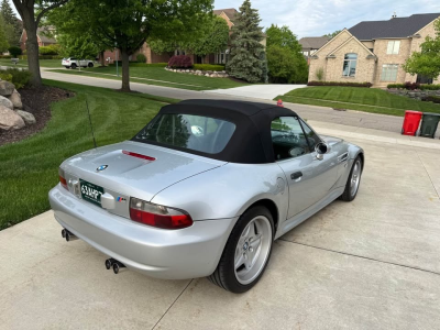 2000 BMW M Roadster in Titanium Silver Metallic over Black Nappa