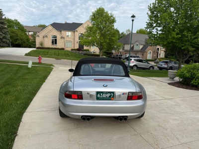 2000 BMW M Roadster in Titanium Silver Metallic over Black Nappa