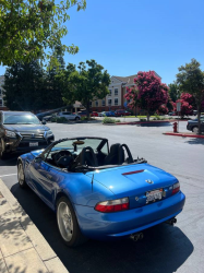 2000 BMW M Roadster in Estoril Blue Metallic over Black Nappa