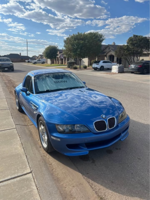 2000 BMW M Roadster in Estoril Blue Metallic over Black Nappa