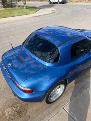 2000 BMW M Roadster in Estoril Blue Metallic over Black Nappa