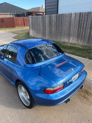 2000 BMW M Roadster in Estoril Blue Metallic over Black Nappa