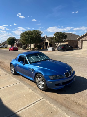 2000 BMW M Roadster in Estoril Blue Metallic over Black Nappa