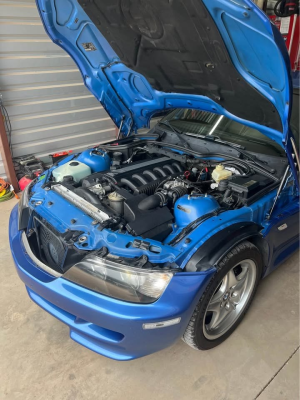 2000 BMW M Roadster in Estoril Blue Metallic over Black Nappa