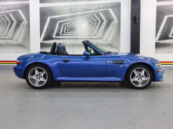 2000 BMW M Roadster in Estoril Blue Metallic over Estoril Blue & Black Nappa