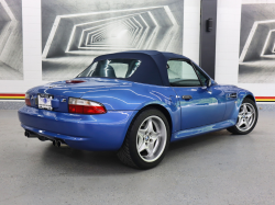 2000 BMW M Roadster in Estoril Blue Metallic over Estoril Blue & Black Nappa