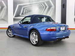 2000 BMW M Roadster in Estoril Blue Metallic over Estoril Blue & Black Nappa