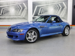 2000 BMW M Roadster in Estoril Blue Metallic over Estoril Blue & Black Nappa