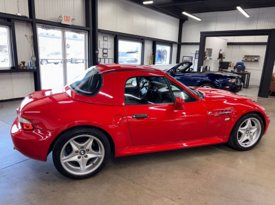 2000 BMW M Roadster in Imola Red 2 over Black Nappa
