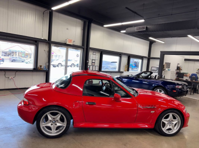 2000 BMW M Roadster in Imola Red 2 over Black Nappa