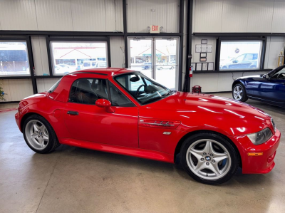 2000 BMW M Roadster in Imola Red 2 over Black Nappa