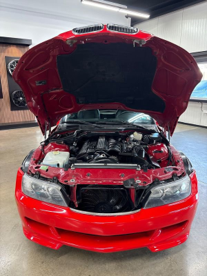 2000 BMW M Roadster in Imola Red 2 over Black Nappa