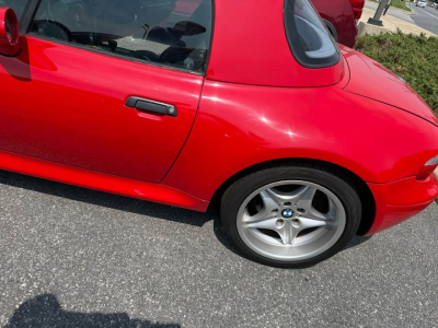 2000 BMW M Roadster in Imola Red 2 over Black Nappa