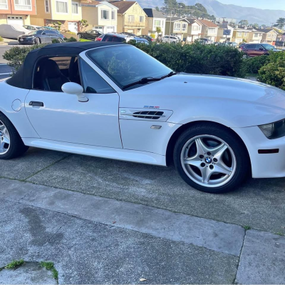 2000 BMW M Roadster in Alpine White 3 over Black Nappa