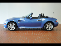 2000 BMW M Roadster in Estoril Blue Metallic over Estoril Blue & Black Nappa