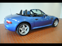 2000 BMW M Roadster in Estoril Blue Metallic over Estoril Blue & Black Nappa