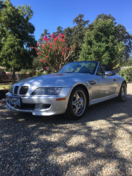 2000 BMW M Roadster in Titanium Silver Metallic over Dark Gray & Black Nappa