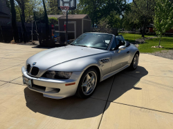 2000 BMW M Roadster in Titanium Silver Metallic over Dark Gray & Black Nappa