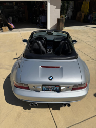 2000 BMW M Roadster in Titanium Silver Metallic over Dark Gray & Black Nappa