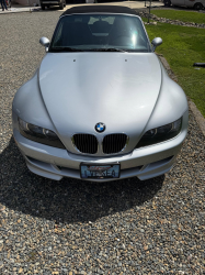 2000 BMW M Roadster in Titanium Silver Metallic over Dark Gray & Black Nappa