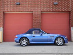 2000 BMW M Roadster in Estoril Blue Metallic over Estoril Blue & Black Nappa