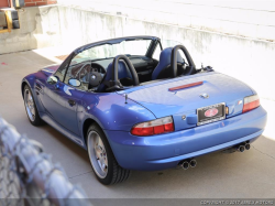 2000 BMW M Roadster in Estoril Blue Metallic over Estoril Blue & Black Nappa