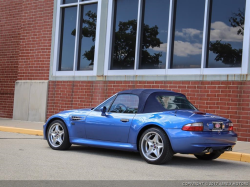 2000 BMW M Roadster in Estoril Blue Metallic over Estoril Blue & Black Nappa