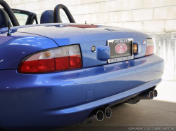 2000 BMW M Roadster in Estoril Blue Metallic over Estoril Blue & Black Nappa