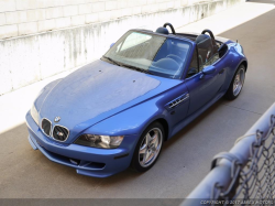 2000 BMW M Roadster in Estoril Blue Metallic over Estoril Blue & Black Nappa