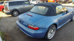 2000 BMW M Roadster in Estoril Blue Metallic over Estoril Blue & Black Nappa