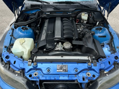 2000 BMW M Roadster in Estoril Blue Metallic over Estoril Blue & Black Nappa