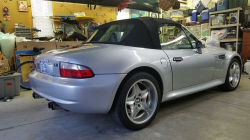2000 BMW M Roadster in Titanium Silver Metallic over Black Nappa