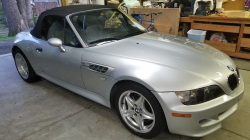 2000 BMW M Roadster in Titanium Silver Metallic over Black Nappa