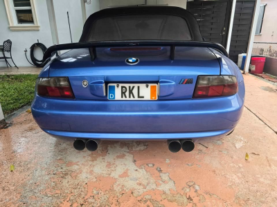 2000 BMW M Roadster in Estoril Blue Metallic over Black Nappa