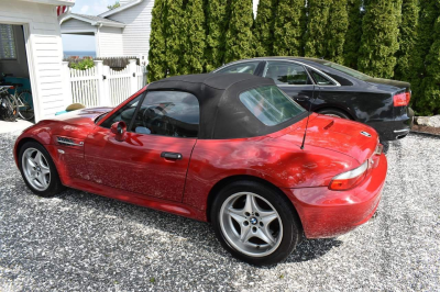 2000 BMW M Roadster in Imola Red 2 over Imola Red & Black Nappa